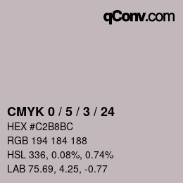 Color code: CMYK 0 / 5 / 3 / 24 | qconv.com