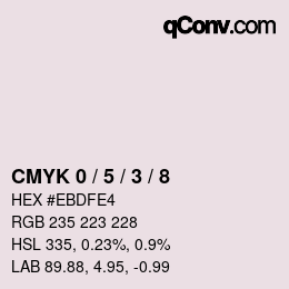 Color code: CMYK 0 / 5 / 3 / 8 | qconv.com