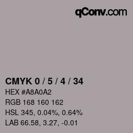 Color code: CMYK 0 / 5 / 4 / 34 | qconv.com