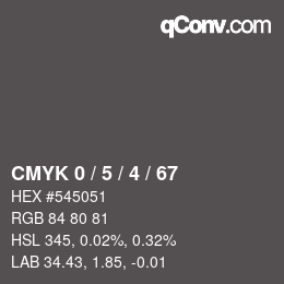 Color code: CMYK 0 / 5 / 4 / 67 | qconv.com