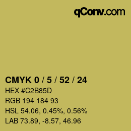 Color code: CMYK 0 / 5 / 52 / 24 | qconv.com