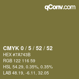 Color code: CMYK 0 / 5 / 52 / 52 | qconv.com