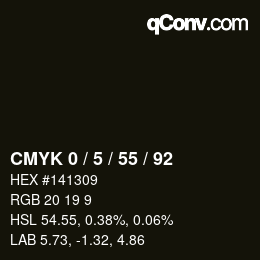 Color code: CMYK 0 / 5 / 55 / 92 | qconv.com