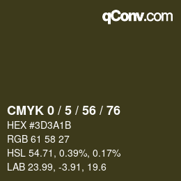 Color code: CMYK 0 / 5 / 56 / 76 | qconv.com