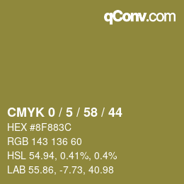 Color code: CMYK 0 / 5 / 58 / 44 | qconv.com