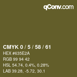 Color code: CMYK 0 / 5 / 58 / 61 | qconv.com