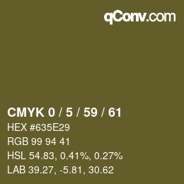 Color code: CMYK 0 / 5 / 59 / 61 | qconv.com