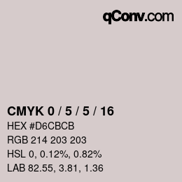 Color code: CMYK 0 / 5 / 5 / 16 | qconv.com