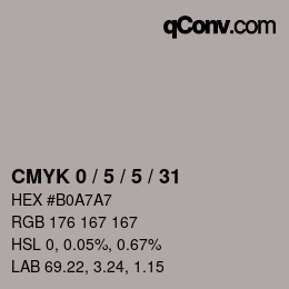 Color code: CMYK 0 / 5 / 5 / 31 | qconv.com