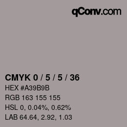 Color code: CMYK 0 / 5 / 5 / 36 | qconv.com