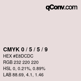 Color code: CMYK 0 / 5 / 5 / 9 | qconv.com