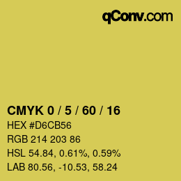 Color code: CMYK 0 / 5 / 60 / 16 | qconv.com