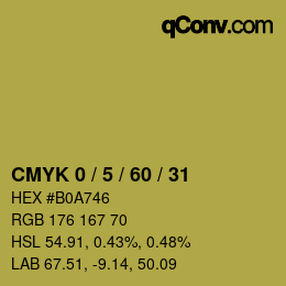 Color code: CMYK 0 / 5 / 60 / 31 | qconv.com