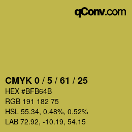 Color code: CMYK 0 / 5 / 61 / 25 | qconv.com