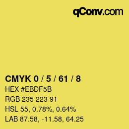 Color code: CMYK 0 / 5 / 61 / 8 | qconv.com
