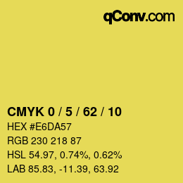 Color code: CMYK 0 / 5 / 62 / 10 | qconv.com