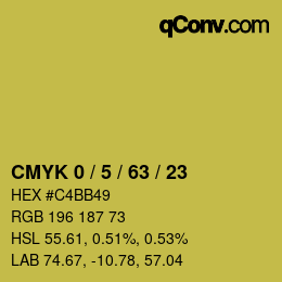 Color code: CMYK 0 / 5 / 63 / 23 | qconv.com