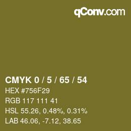 Color code: CMYK 0 / 5 / 65 / 54 | qconv.com