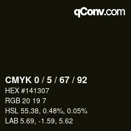 Color code: CMYK 0 / 5 / 67 / 92 | qconv.com