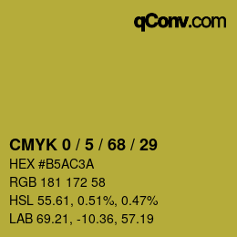 Color code: CMYK 0 / 5 / 68 / 29 | qconv.com