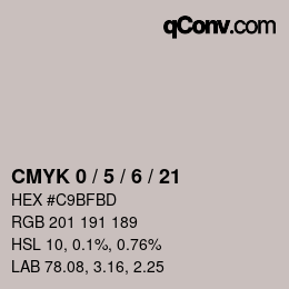 Color code: CMYK 0 / 5 / 6 / 21 | qconv.com