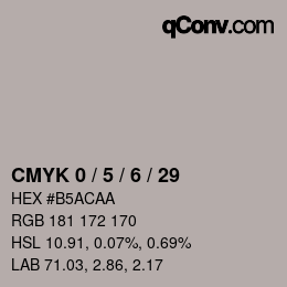 Color code: CMYK 0 / 5 / 6 / 29 | qconv.com