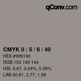 Color code: CMYK 0 / 5 / 6 / 40 | qconv.com