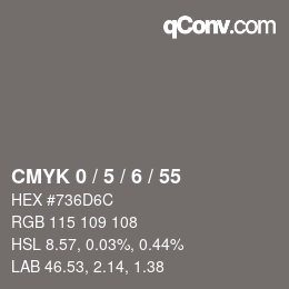 Color code: CMYK 0 / 5 / 6 / 55 | qconv.com