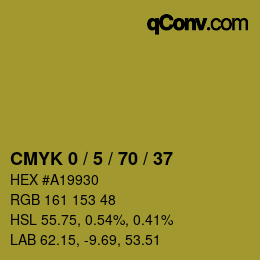 Color code: CMYK 0 / 5 / 70 / 37 | qconv.com