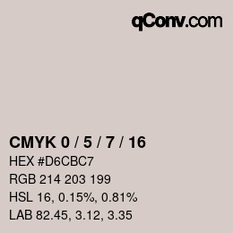 Color code: CMYK 0 / 5 / 7 / 16 | qconv.com