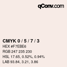 Color code: CMYK 0 / 5 / 7 / 3 | qconv.com