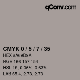 Color code: CMYK 0 / 5 / 7 / 35 | qconv.com