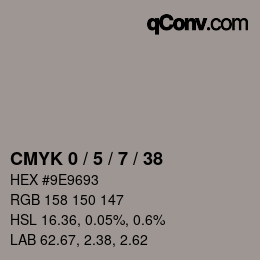 Color code: CMYK 0 / 5 / 7 / 38 | qconv.com