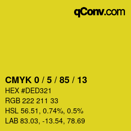 Color code: CMYK 0 / 5 / 85 / 13 | qconv.com