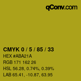 Color code: CMYK 0 / 5 / 85 / 33 | qconv.com