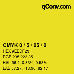 Color code: CMYK 0 / 5 / 85 / 8 | qconv.com
