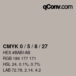 Color code: CMYK 0 / 5 / 8 / 27 | qconv.com