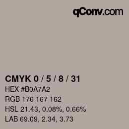 Color code: CMYK 0 / 5 / 8 / 31 | qconv.com
