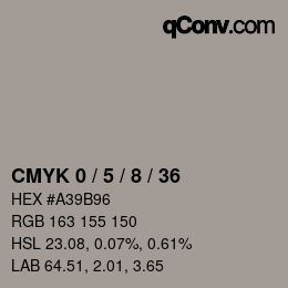 颜色代码: CMYK 0 / 5 / 8 / 36 | qconv.com