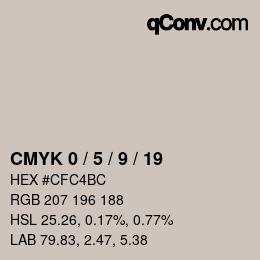 Color code: CMYK 0 / 5 / 9 / 19 | qconv.com