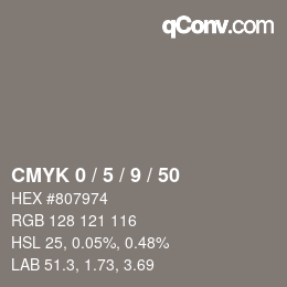 Color code: CMYK 0 / 5 / 9 / 50 | qconv.com
