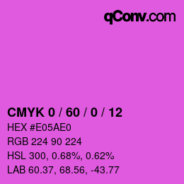 Color code: CMYK 0 / 60 / 0 / 12 | qconv.com