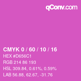Color code: CMYK 0 / 60 / 10 / 16 | qconv.com