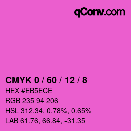 Color code: CMYK 0 / 60 / 12 / 8 | qconv.com