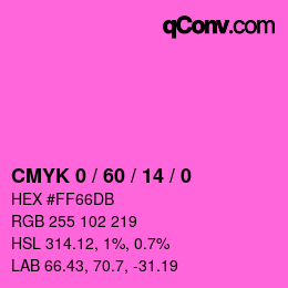 Color code: CMYK 0 / 60 / 14 / 0 | qconv.com