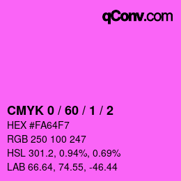 Farbcode: CMYK 0 / 60 / 1 / 2 | qconv.com
