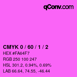 Color code: CMYK 0 / 60 / 1 / 2 | qconv.com