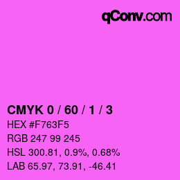 Color code: CMYK 0 / 60 / 1 / 3 | qconv.com