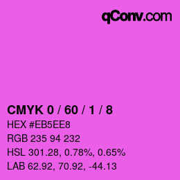 Código de color: CMYK 0 / 60 / 1 / 8 | qconv.com