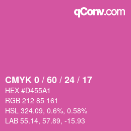 Color code: CMYK 0 / 60 / 24 / 17 | qconv.com